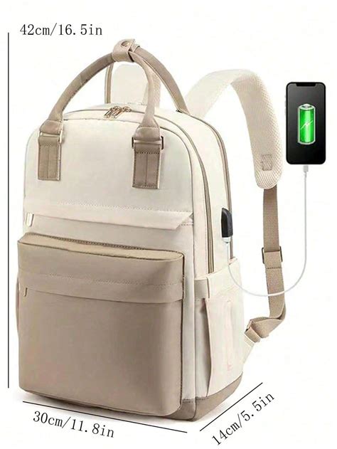 Laptop Rucksack 22L für Männer Mädchen 15 6 Zoll Laptop Tasche mit USB