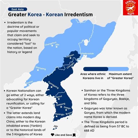 Greater Korea Korean Irredentism R Mapporn