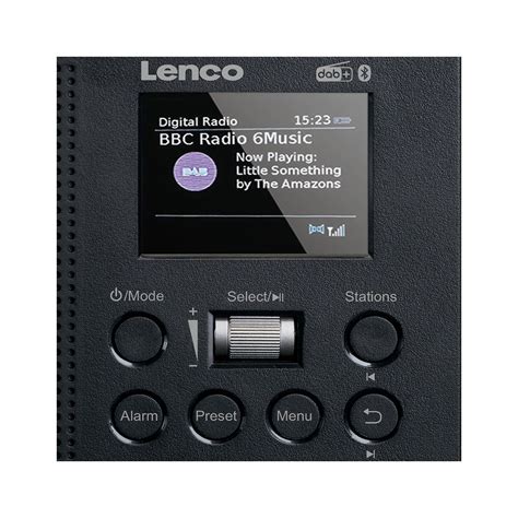 Lenco Pdr Dab Radio Sort Elgiganten