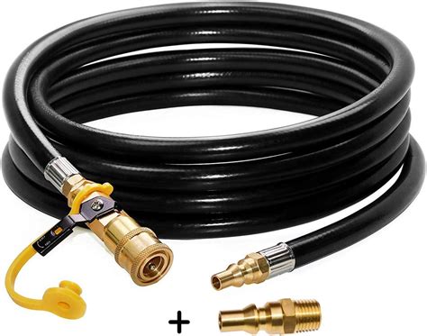 Dozyant 12 Ft Rv Propane Quick Connect Hose Rv Quick Connect Propane Hose Quick