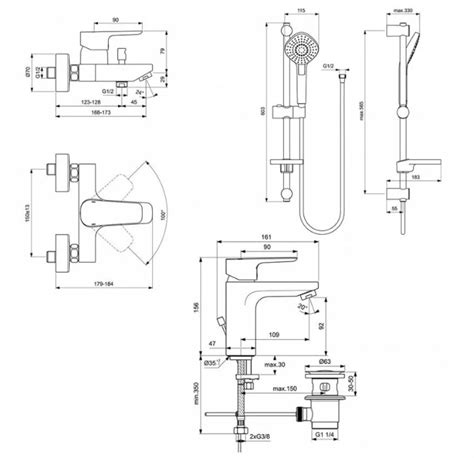 Set In Baterie Lavoar Baterie Cada Set Dus Ceraplan Iii Ideal