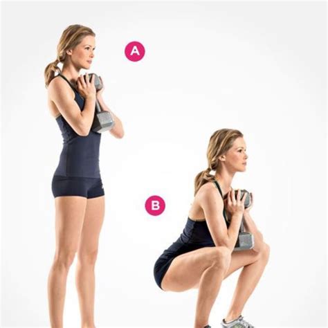 Weighted squats - Exercise How-to - Workout Trainer by Skimble