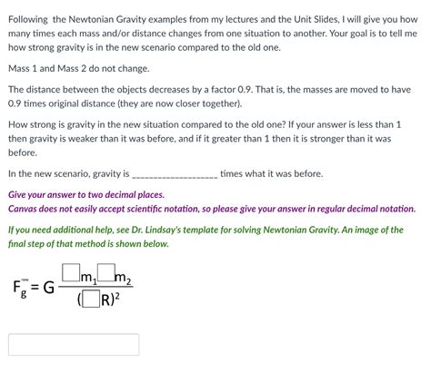 Solved Following the Newtonian Gravity examples from my | Chegg.com