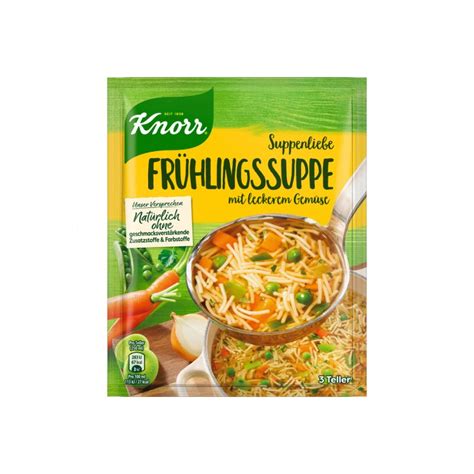 Knorr Suppenliebe Frühling für 0 75l 62g Lebensmittel Versand eu