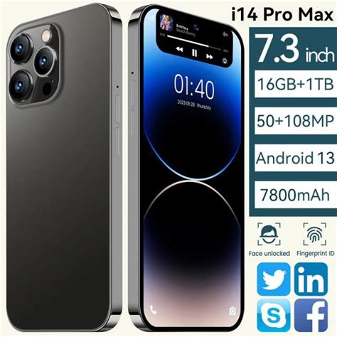 Мобильный телефон i14 Pro Max, черный - купить по выгодной цене в ...