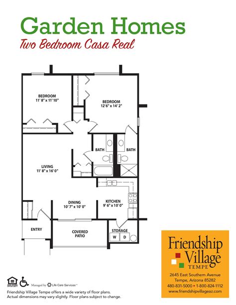 Friendship Village Tempe Floor Plans | Floor Roma