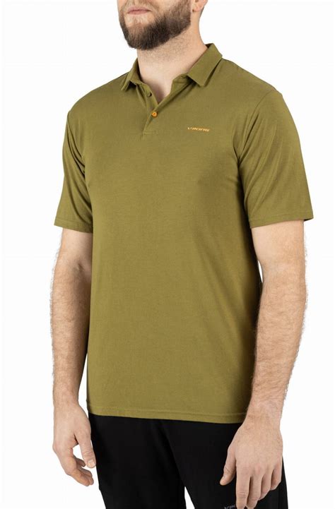 Koszulka M Ska Bambusowa Viking Winslow Polo Oliwkowy L Viking