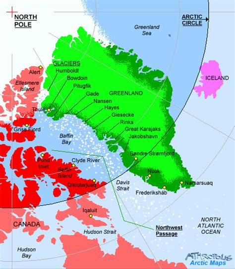 Iceberg Alley Map