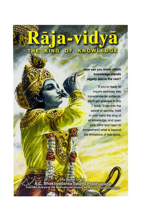 Raja-Vidya : The King of Knowledge- (English) – The Travelling ...