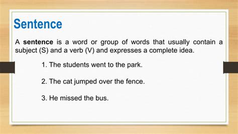 5 Basic Sentence Patterns Pptx