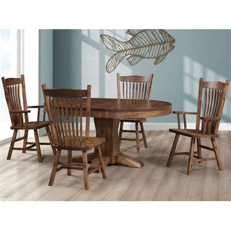 Province Amish Dining Room Set In Rustic Style Cabinfield