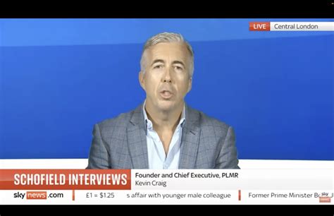 Plmr S Ceo Kevin Craig On Sky News Discussing The Phillip Schofield