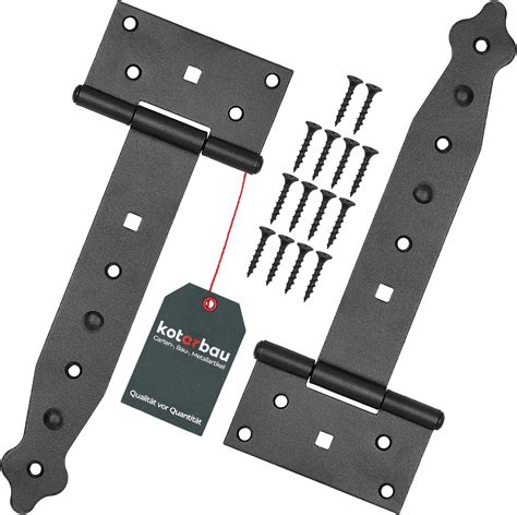 10 Stück 4 Zoll T Scharnier Torbänder Scharniere Tür Scheunentore
