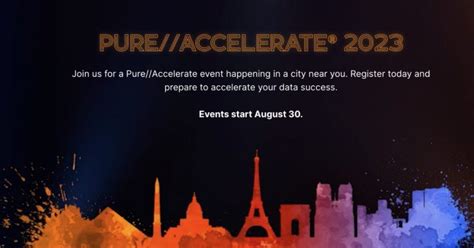 Pureaccelerate® 2023 Global Events Pure Storage