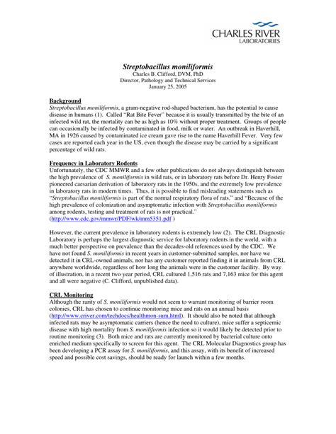 (PDF) [Streptobacillus moniliformis]