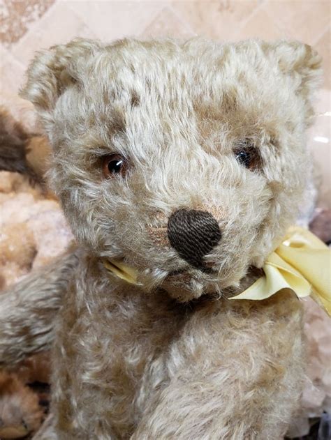 S Caramel Steiff Original Teddy Bear This One Has Original Glass