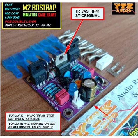 Jual KIT Driver Power Amplifier M2 BOSTRAP | Shopee Indonesia