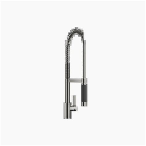 Tara Ultra Brushed Dark Platinum Profi Single Lever Mixer