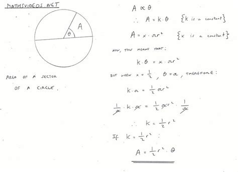 Sector of a Circle Formula - Marisol-has-Fowler