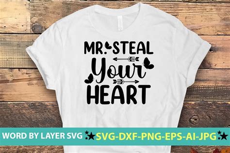 Mr Steal Your Heart Svg Graphic By Nzgraphic · Creative Fabrica