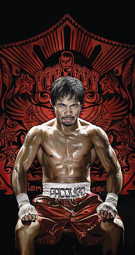 Manny Pacquiao Artwork 1 Painting by Sheraz A