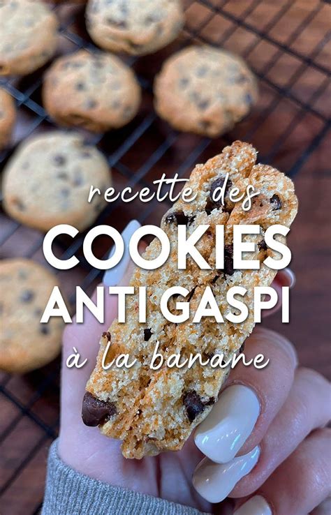 Ma Recette De Cookie Anti Gaspi La Banane Cookies Bananes