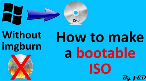 Make Bootable ISO Image For Windows Using Windows Bootable Image