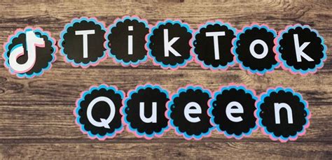 Tik Tok Banner Custom Made - Etsy