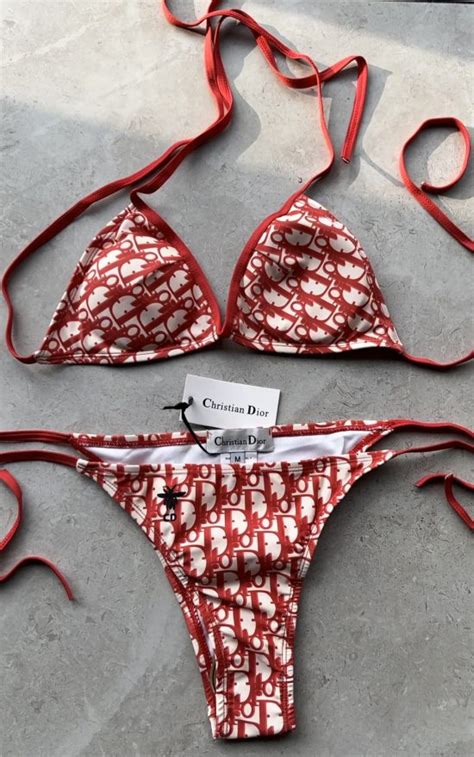 Dior Red Bikini Set Artlxry London