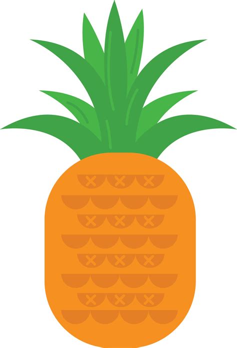 Hand drawn style drawing pineapple 14386929 PNG