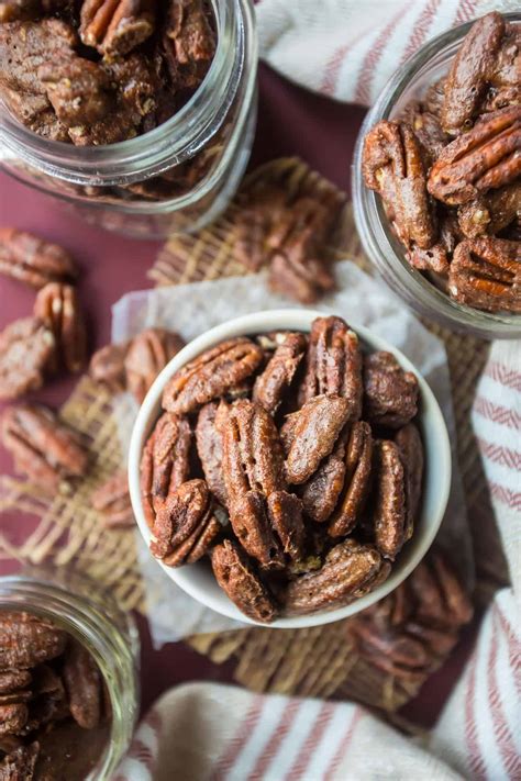 Cinnamon Pecans - Baking A Moment