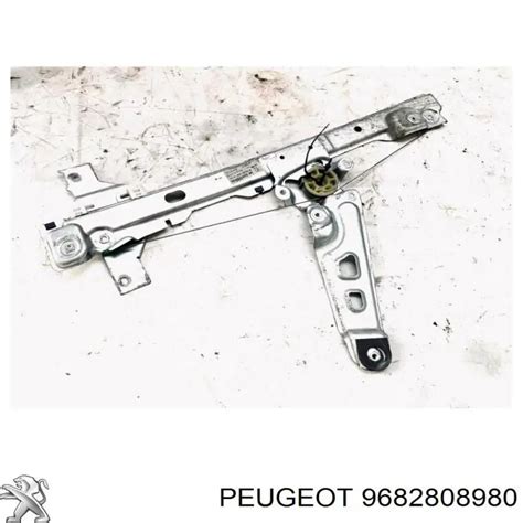 9682808980 Peugeot Citroen Mecanismo De Elevalunas Puerta Delantera