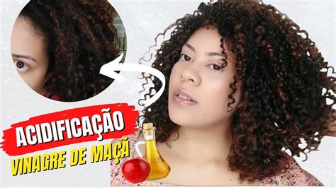 ACIDIFICAÇÃO VINAGRE de MAÇÃ para cabelos POROSOS YouTube