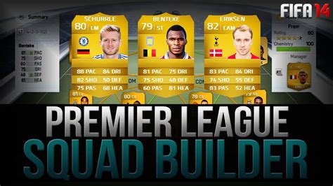 Fifa Ultimate Team Bpl Squad Builder Benteke Galore Youtube