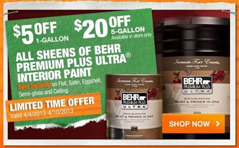 Home Depot Behr Paint