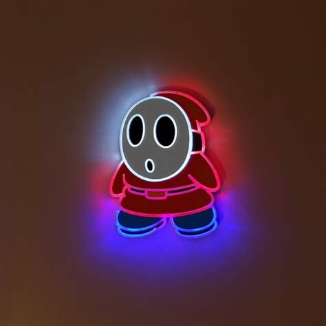 Luigi Sign Neon Like LED Super Mario Light Wall - Etsy