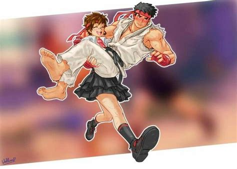 Sakura And Ryu Street Fighter Art Street Fighter Characters Street