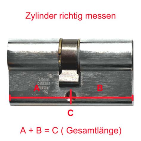 ABUS EC550 Schließzylinder Schloss Haustür Zylinder Knaufzylinder und