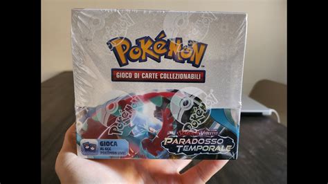 Unboxing Box Pokemon Scarlatto E Violetto Paradosso Temporale Youtube