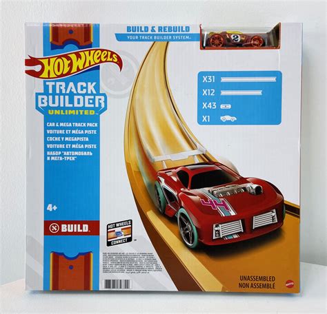 Трек Hot Wheels Довжина 12 М Car And Mega Track У Коробці FTL69 Mattel Купити Недорого на Bigl