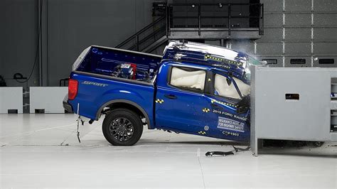 2019 Ford Ranger Crew Cab Passenger Side Small Overlap Iihs Crash Test