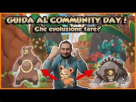 GUIDA AL COMMUNITY DAY DI TEDDIURSA Pokemon GO Ita YouTube