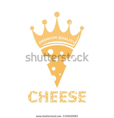 Cheese Logo Design Template Minimalistic Symbol Stock Vector Royalty