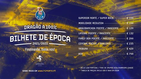 Fc Porto Anuncia Novo Bilhete De Poca Portistas Oficial