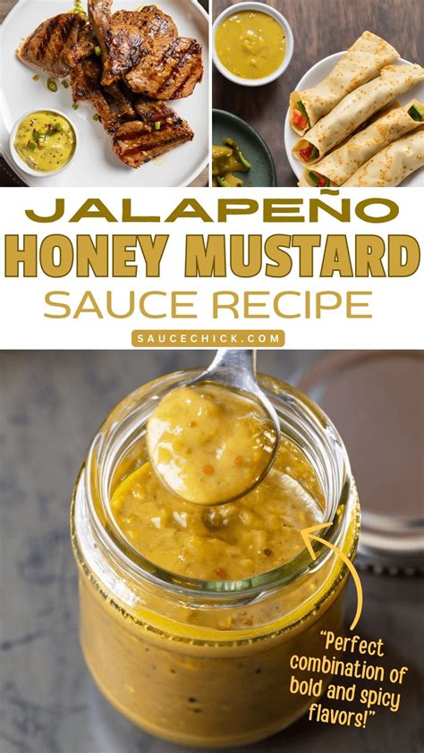 Jalapeño Honey Mustard Sauce Recipe Homemade Condiment Recipe In 2024 Hot Sauce Recipes