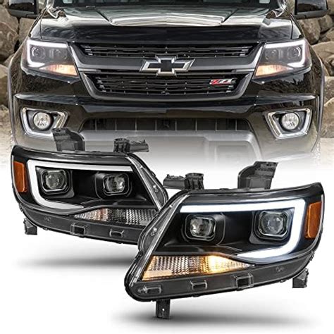 Amazon ACANII For Black 2015 2019 Chevy Colorado LED Tube DRL