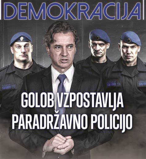 V Novi Tevilki Revije Demokracija Golob Je Vzpostavil Svojo Lastno