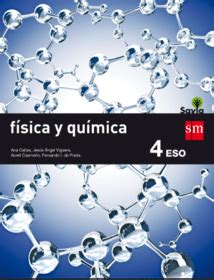 ᐉ Solucionario Física y Química 4 ESO SM SAVIA en PDF Web Nº