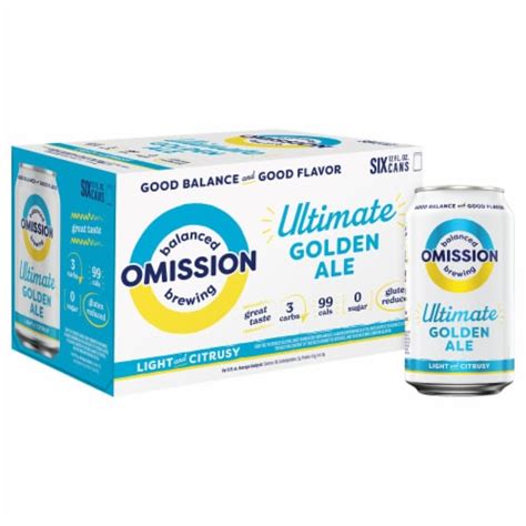 Omission Ultimate Light Golden Ale Can Fl Oz King Soopers