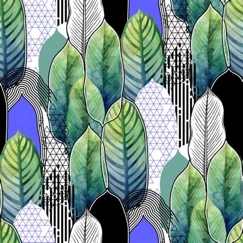 Watercolor Pussy Willow Pattern Royalty Free Vector Image